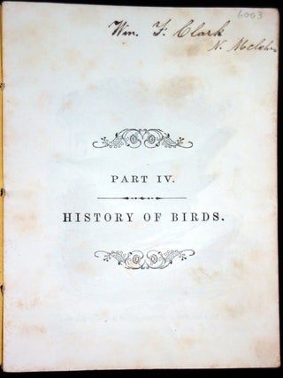 History of Birds, Child's Book About Birds part IV