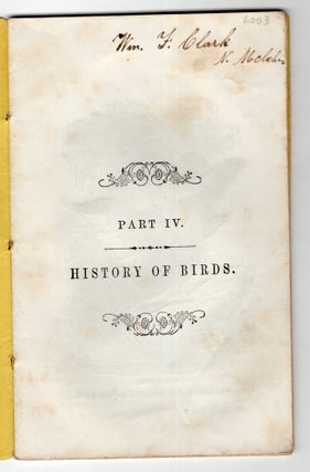 History of Birds, Child's Book About Birds part IV