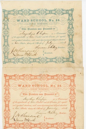 Rewards of Merit - Ward School, No. 26 and 41