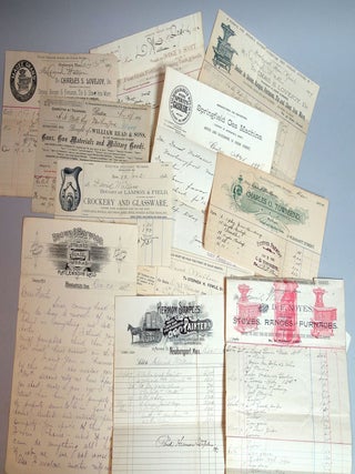 Item #1240059 A collection of 400 Billheads Revealing the Lives and Habits of a large country...