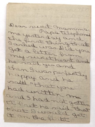 Twenty-five (25) Letters from Siblings to their Grandfather, Father & Mother, 1899-1905. West Newton, MA