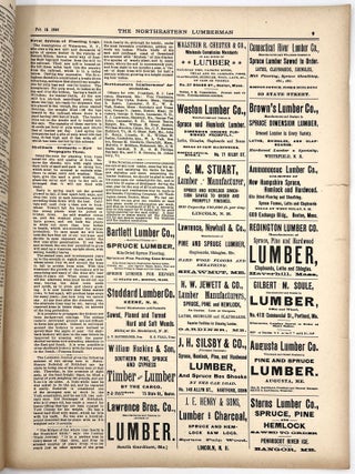 567 Issues of Manufacturers' Gazette and Northeastern Lumberman, a Near-Complete Run