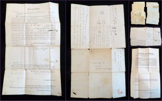 Item #20000173 Collection of Court Summonses from Lincoln County, Maine. Clerk of the Court