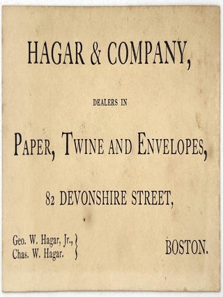 19th Century Printing Collateral Ephemera -- Collection of Twenty-Seven (27) Items Related to the American Printing and Publishing Between 1847-1900