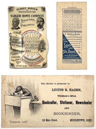 19th Century Printing Collateral Ephemera -- Collection of Twenty-Seven (27) Items Related to the American Printing and Publishing Between 1847-1900
