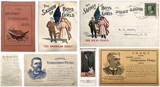 "The Saloon or the Boys and Girls" -- Promoting Temperance Movement 1890-c.1917