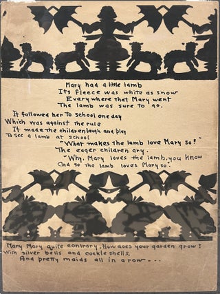 Nursery Rhyme Cut Paper Folk Art -- Twenty-three (23) Repeating Cut Paper Scenes