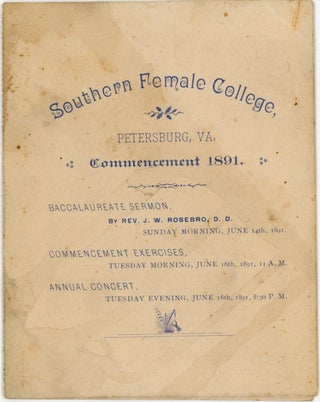 Promotional Materials - Female Colleges - East of the Mississippi