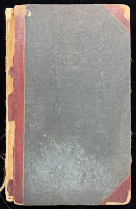 1920s Book of Manuscript Minutes Kept by "Trade and Labor Assembly" in Illinois -- Includes Important Historical Information about Trades, Labor, Unions, etc.