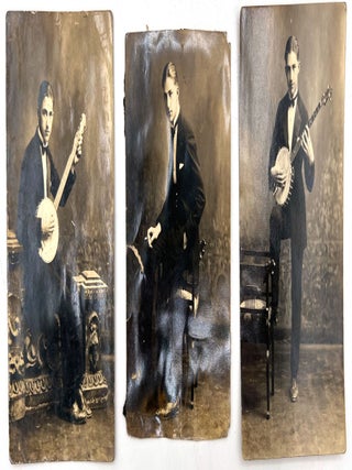 1930s Scrap Book of Banjo Player -- Original Photos
