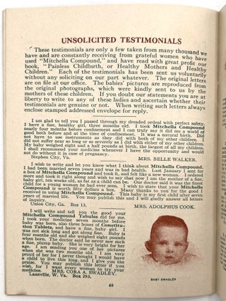 "My Mama wants to tell you something" - Booklet Advertising Patent Medicine for Women