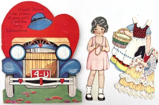 Item #20017881 Paper Doll Valentine Greeting Card