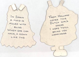 Paper Doll Valentine Greeting Card