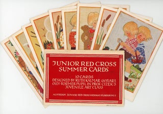 Item #20107036 Junior Cross Summer Cards, Containing 10 Cards Designed by Ruth Kalmar at age 14...