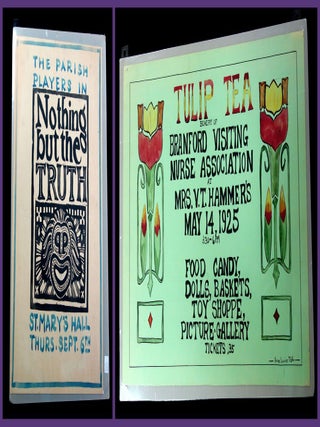 Item #20116150 A Pair of Event Advertising Posters by Anna Louise Falk