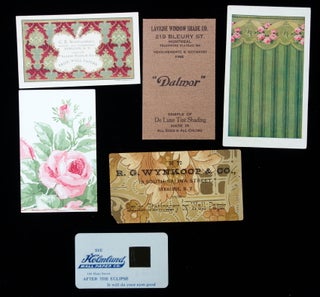 Item #20123100 A Grouping of Six (6) Advertising Trade Cards Made of and/or Relating to Wall...
