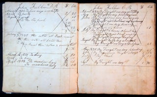 Item #201281302 Chauncey Buell's Book - Ludlow Massachusetts, 1834 -1841