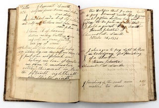 19th cent. Account Book of Cabinet Maker Hiram Johnston of Hollis, Maine