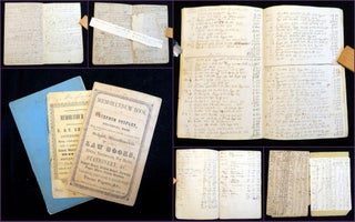 Item #20128257 A Collection of Three Farming Ledgers belong to Lewis Wetherbee of Ashby, MA....