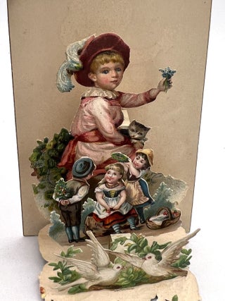 Charming German Pop-up Greeting Card offering Congratluations