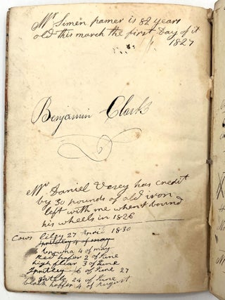 Item #20128907 Account Book of Benjamin Clark