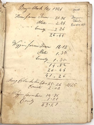 Account Book of Benjamin Clark