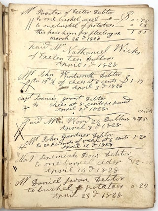 Account Book of Benjamin Clark