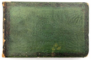 c.1840 German Friendship Album with Fine Original Artwork, Hidden Compartment