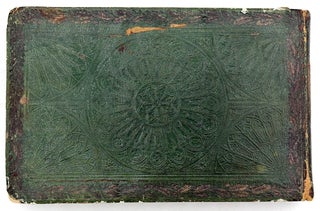 c.1840 German Friendship Album with Fine Original Artwork, Hidden Compartment