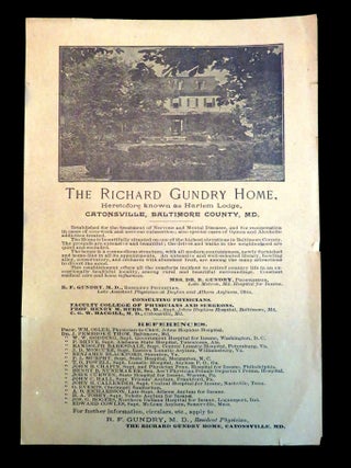 The Richard Gundry Home, A Circular