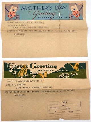 Berry College Archive of Dr. Gardner Leland Green (1884-1971)