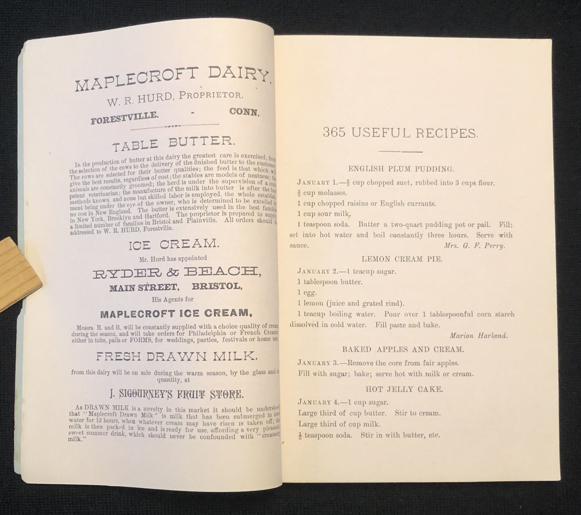 Invalids Pudding 365 A Dessert for Every Day in the Year, Together with Pudding Sauces ...