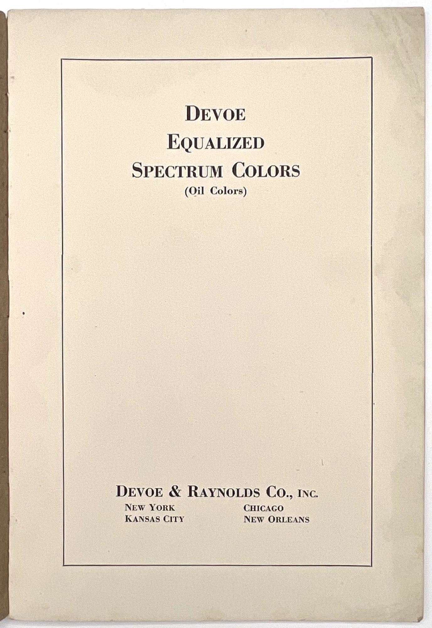 Devoe Equalized Spectrum Colors