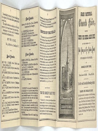 Brooklyn Charity Swindle -- Dubious 1872 Charity Event Flyer for "Grand National Church Fair, for the Erection of the Bethesda Mission House"