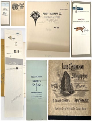 Item #20200498 Five (5) Letterhead Salesman Sample Books 1890s-1957