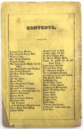 Christy's Panorama Songster; Containing the Songs as sung by The Christy, Campbell, Pierce's Minstrels and Sable Brothers