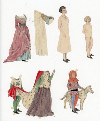 Item #202008759 Watercolor Paper Dolls - Members of the Royal Court - w 1 Costume for 2 Dolls