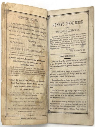 Henry's Cook Book and Household Companion