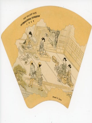 Fan Shaped Souvenir from The Kyoto Fan Makers Association, Golden Gate International Exposition