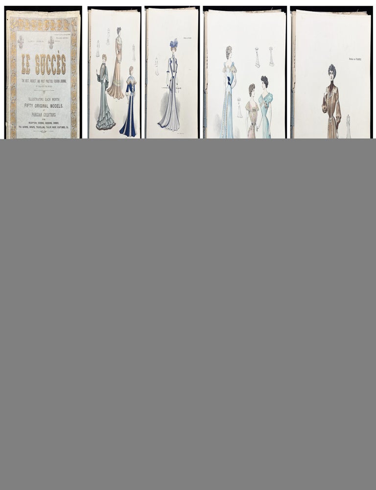 Item #20204089 Le Succes Vol. XXII, No. 7 -- Colored Plates of Parisian Women's Fashion from October 1901