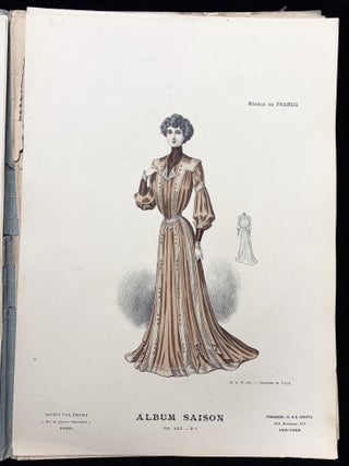 Le Succes Vol. XXII, No. 7 -- Colored Plates of Parisian Women's Fashion from October 1901