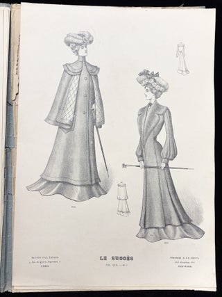 Le Succes Vol. XXII, No. 7 -- Colored Plates of Parisian Women's Fashion from October 1901