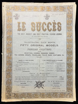 Le Succes Vol. XXII, No. 7 -- Colored Plates of Parisian Women's Fashion from October 1901