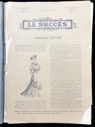 Le Succes Vol. XXII, No. 7 -- Colored Plates of Parisian Women's Fashion from October 1901