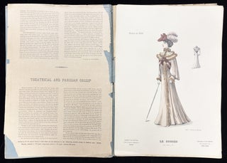 Le Succes Vol. XXII, No. 7 -- Colored Plates of Parisian Women's Fashion from October 1901