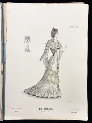 Le Succes Vol. XXII, No. 7 -- Colored Plates of Parisian Women's Fashion from October 1901