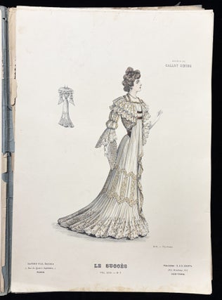 Le Succes Vol. XXII, No. 7 -- Colored Plates of Parisian Women's Fashion from October 1901