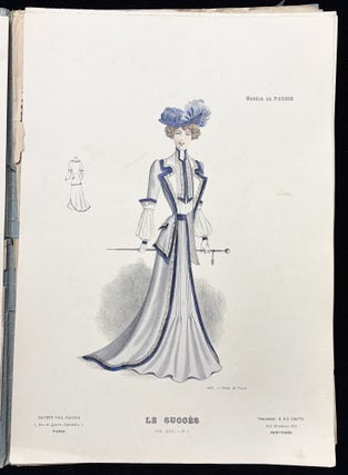Le Succes Vol. XXII, No. 7 -- Colored Plates of Parisian Women's Fashion from October 1901