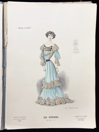 Le Succes Vol. XXII, No. 7 -- Colored Plates of Parisian Women's Fashion from October 1901