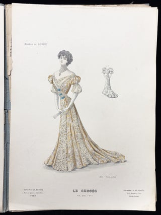 Le Succes Vol. XXII, No. 7 -- Colored Plates of Parisian Women's Fashion from October 1901